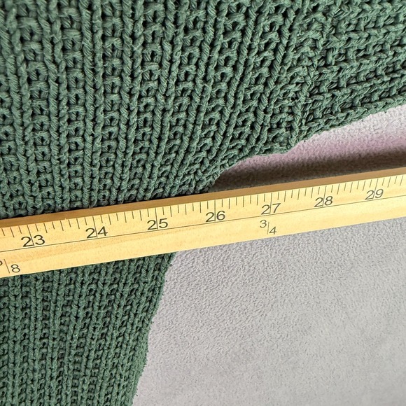 VTG 90s Eddie Bauer Mens Sweater Chunky Knit Heavyweight L USA Made Fisherman - Picture 6 of 8